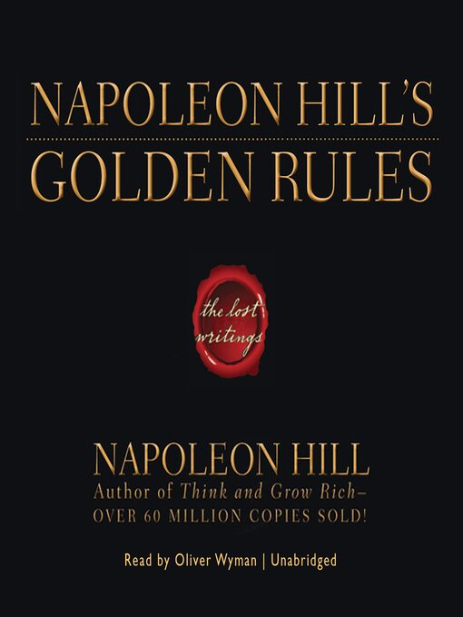 Title details for Napoleon Hill's Golden Rules by Napoleon Hill - Available